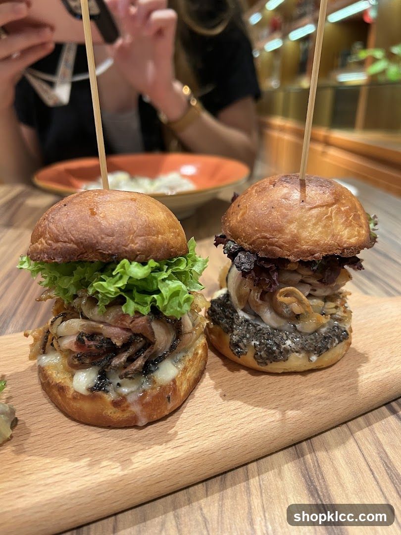 Two Mini Burgers