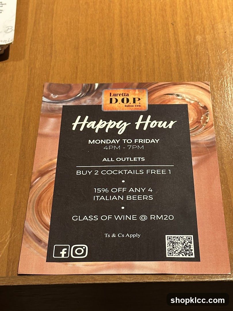Happy Hour Promotion