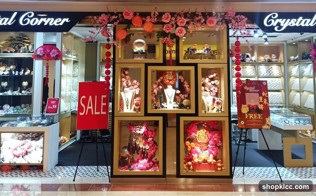 Crystal Corner Storefront Display