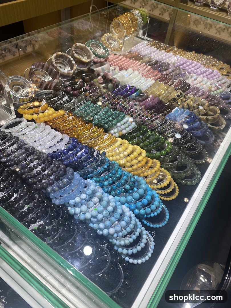Beaded Bracelets Display