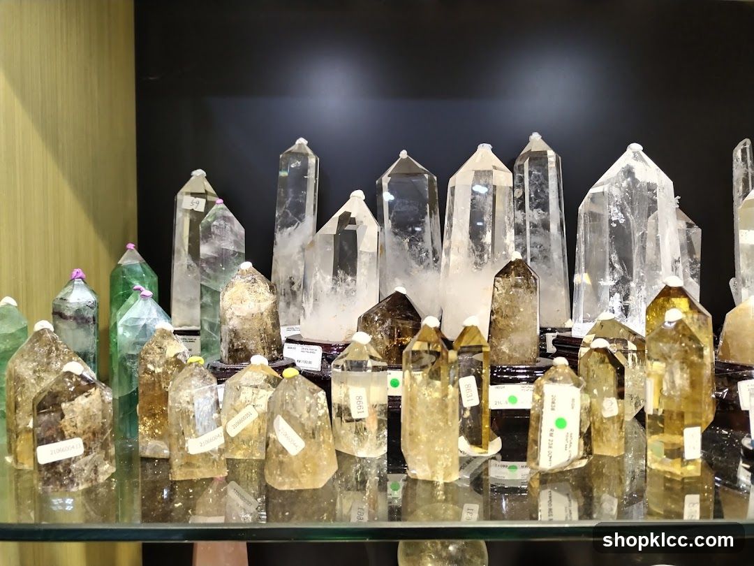 Crystals on Display