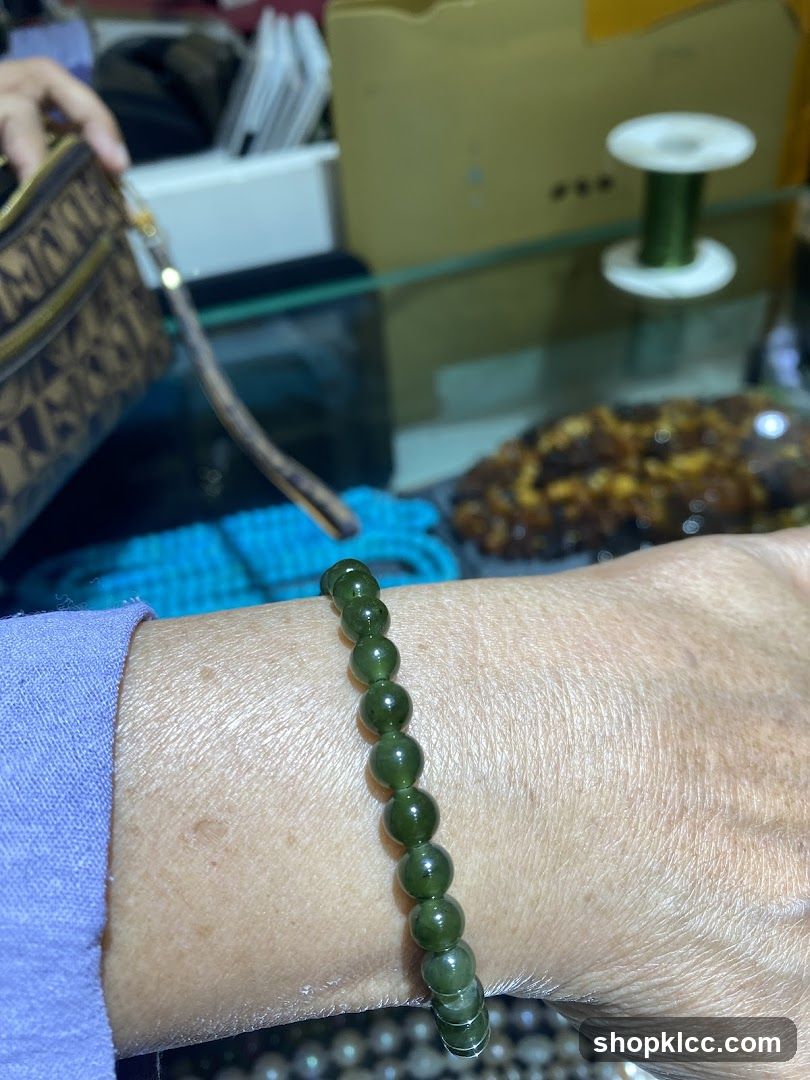 Bracelet on wrist