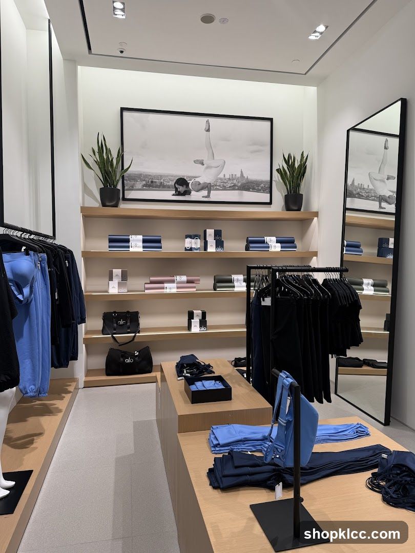 Yoga Apparel Store Interior