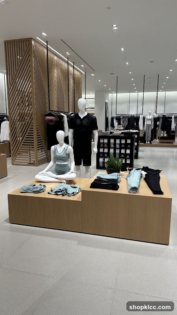 Athletic Apparel Display
