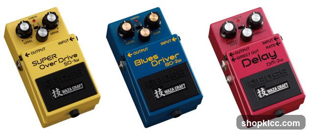 BOSS Waza Craft Pedals