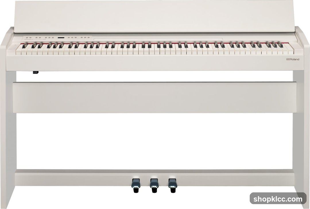 White Roland Digital Piano