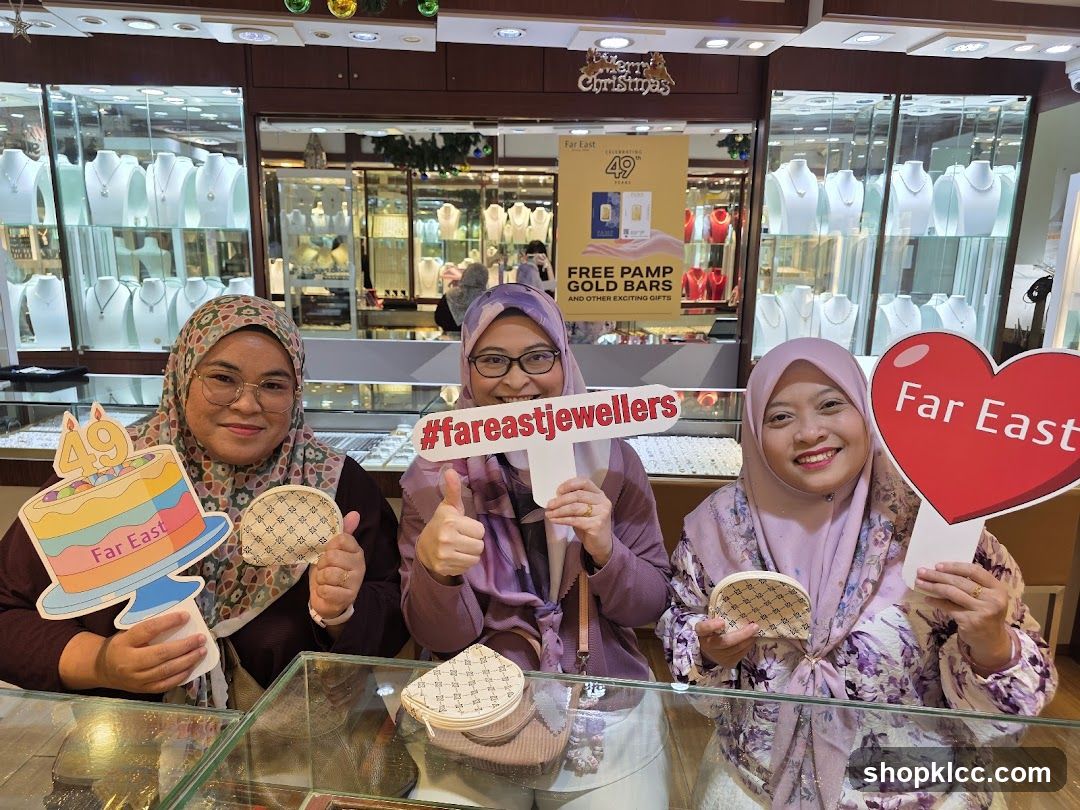 Women celebrating anniversary with jewelry
