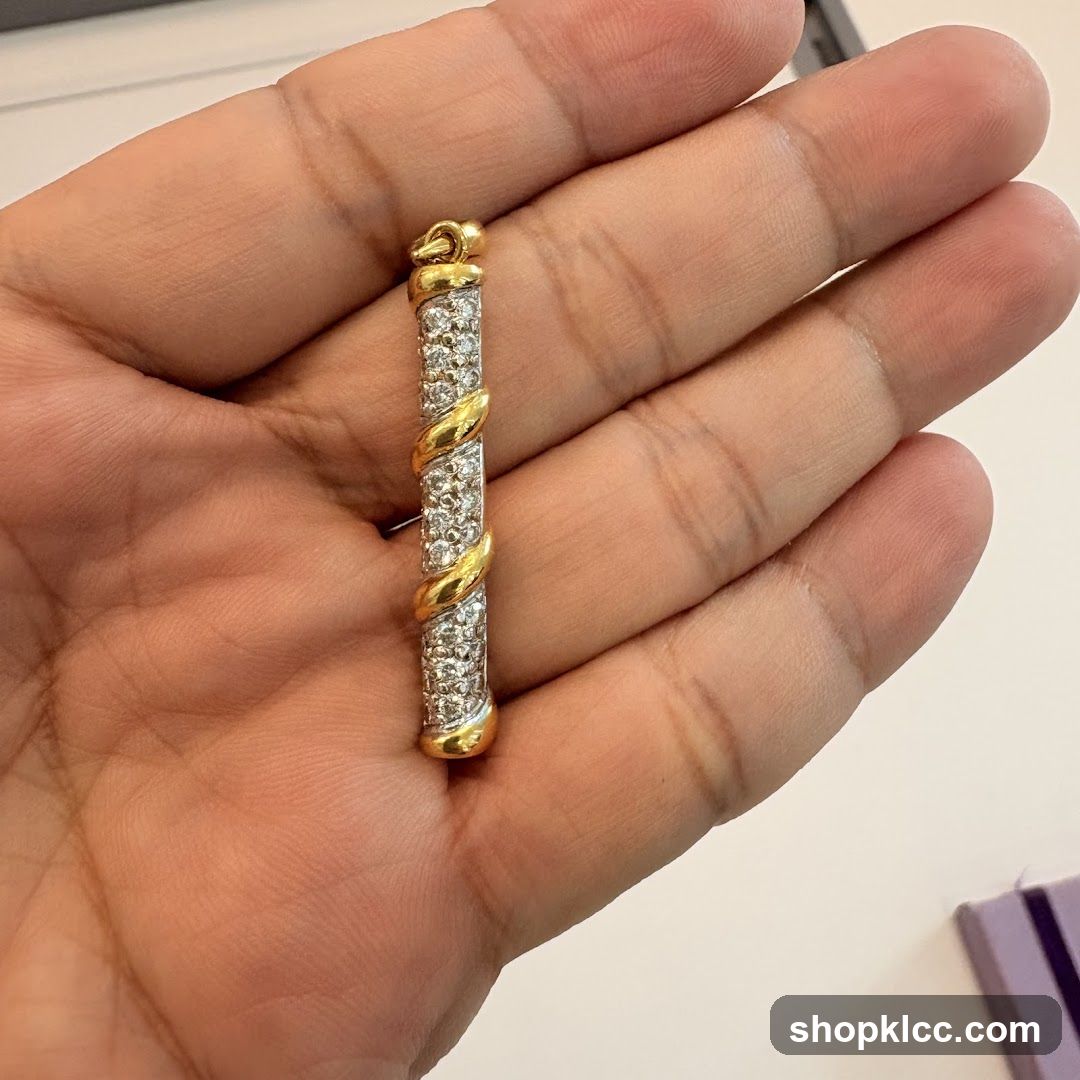 Diamond and Gold Pendant