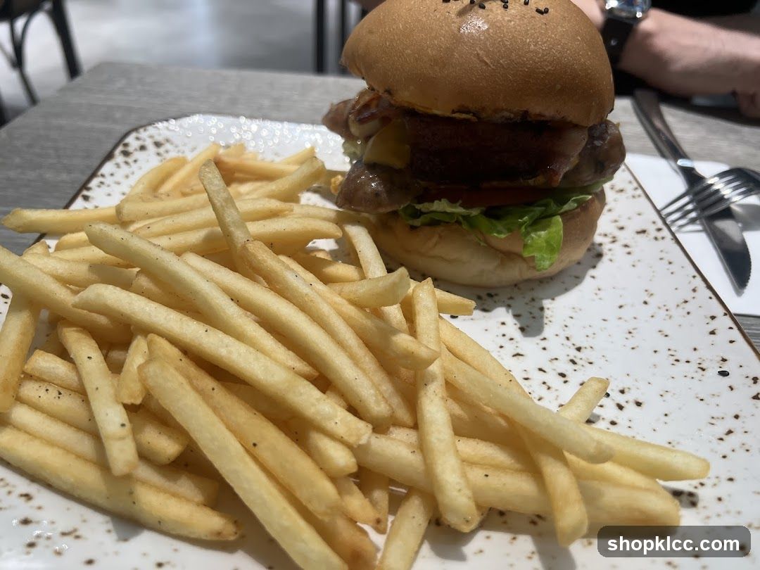 Burger and Fries