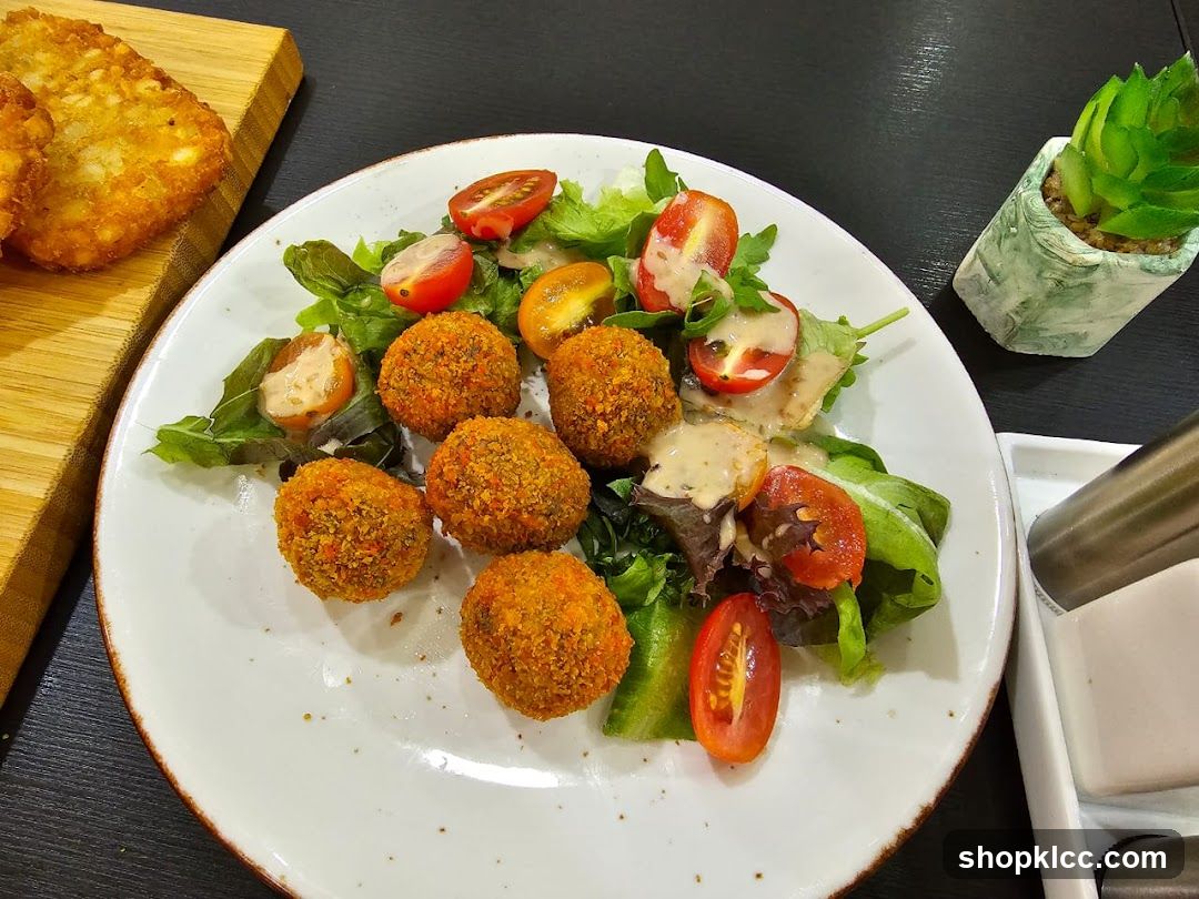 Salad with Croquettes