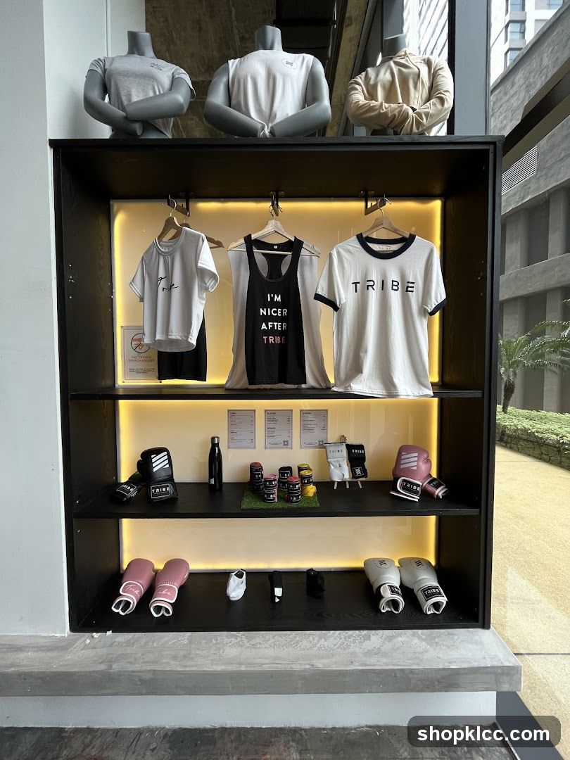 Tribe Branded Merchandise Display