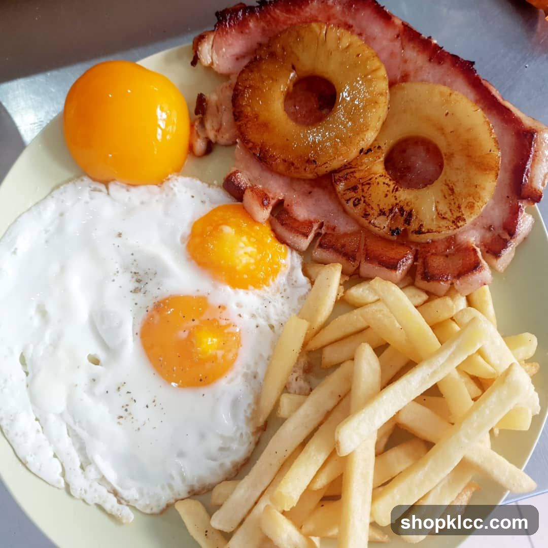 Ham, Eggs, and Fries