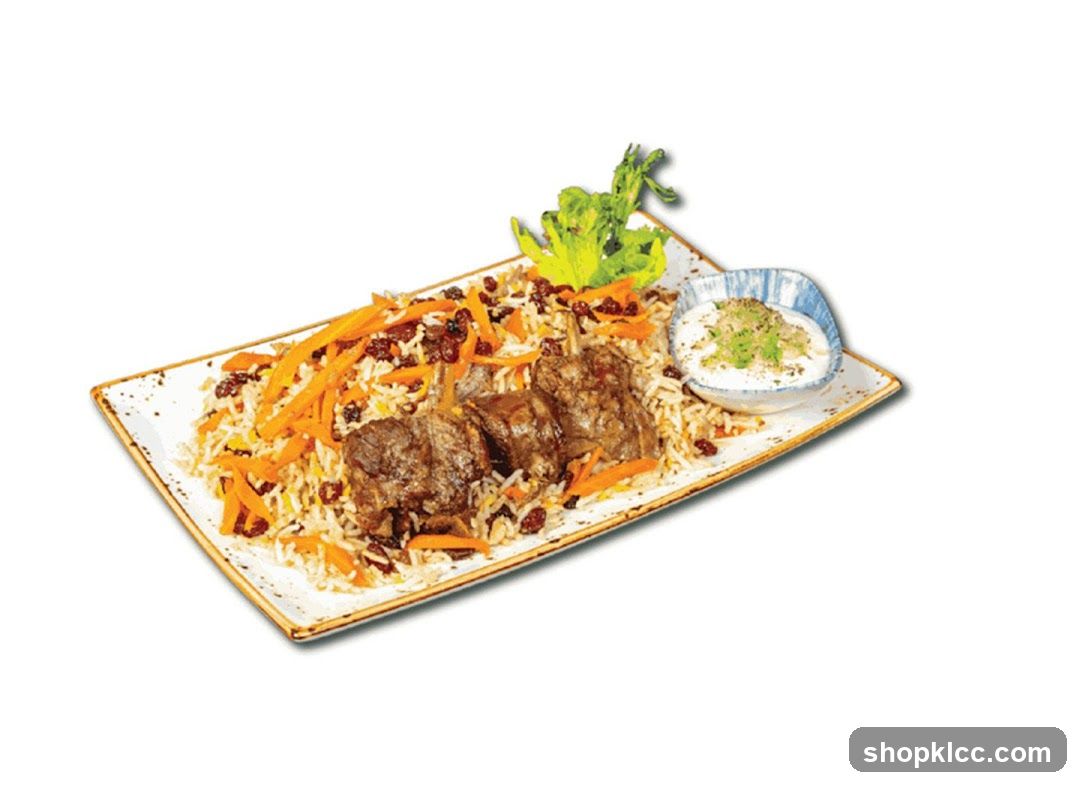 Lamb Chops with Rice and Carrots