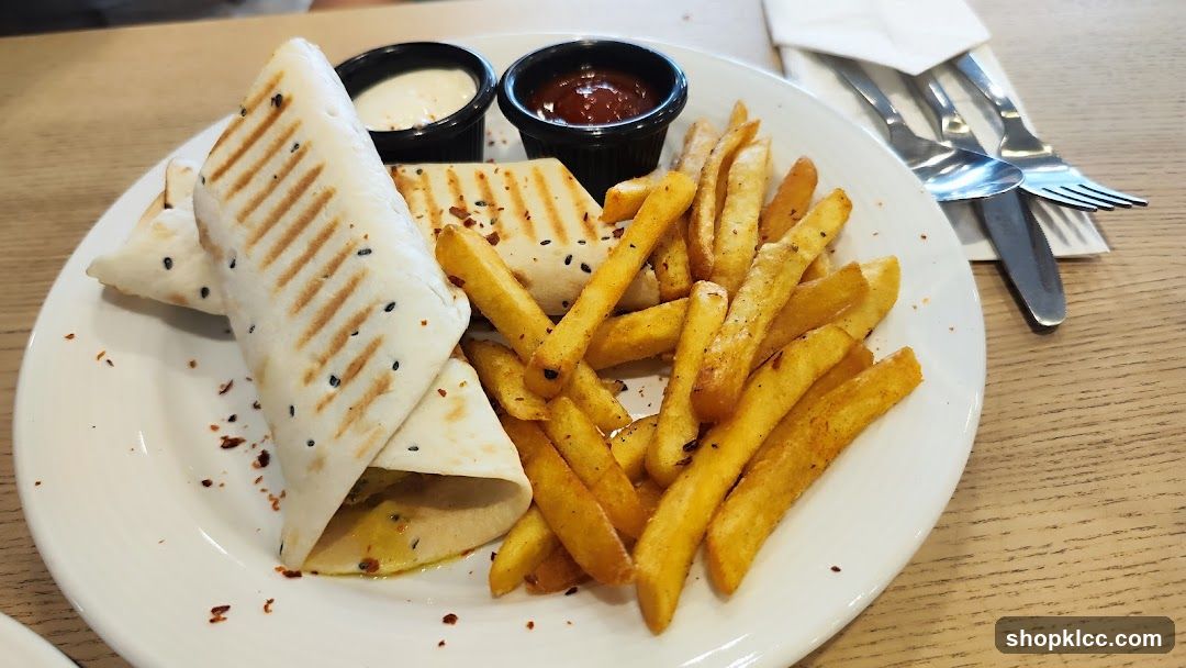 Wrap and Fries