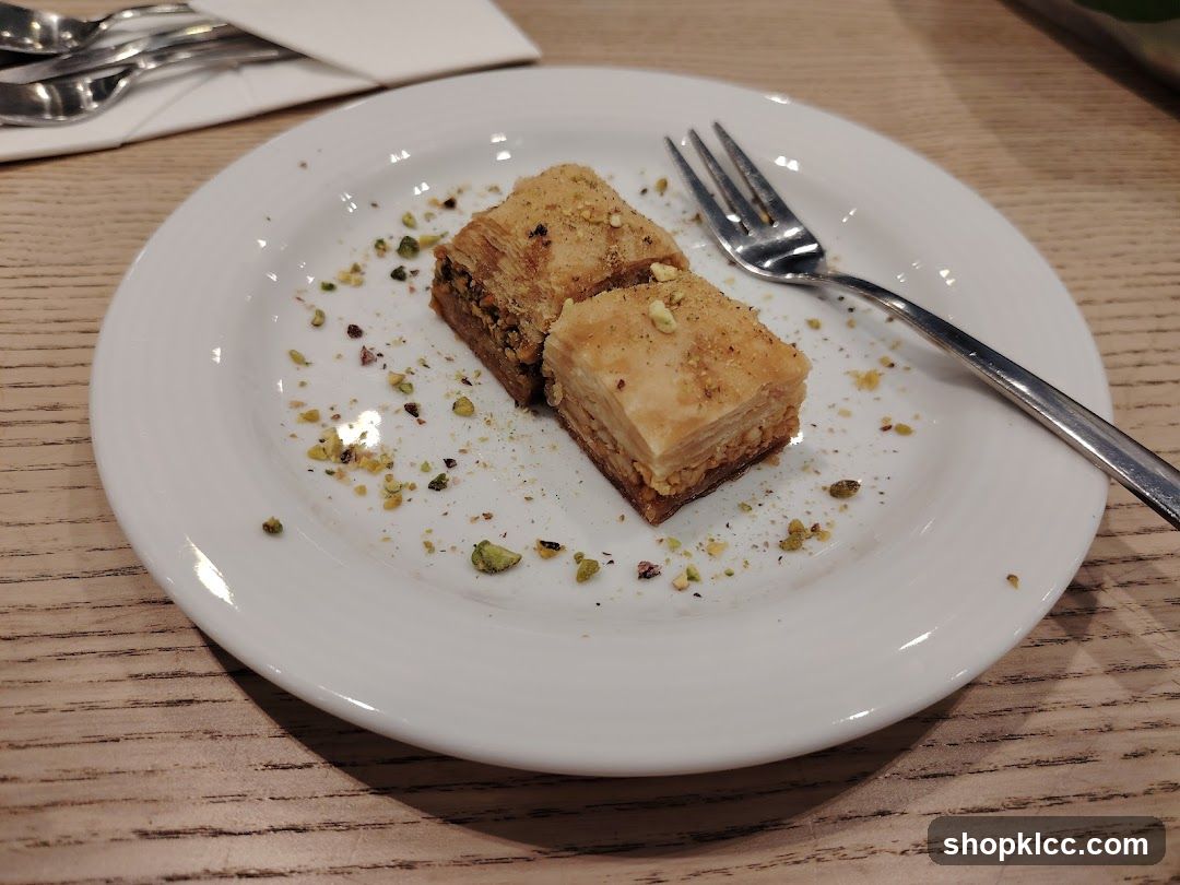 Baklava on a Plate