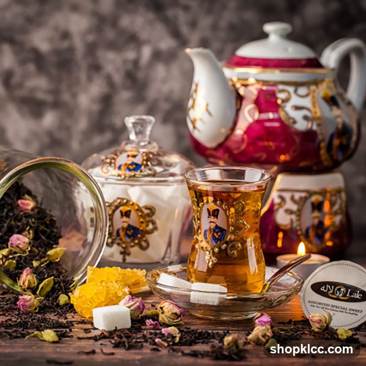 Tea Set with Sweets