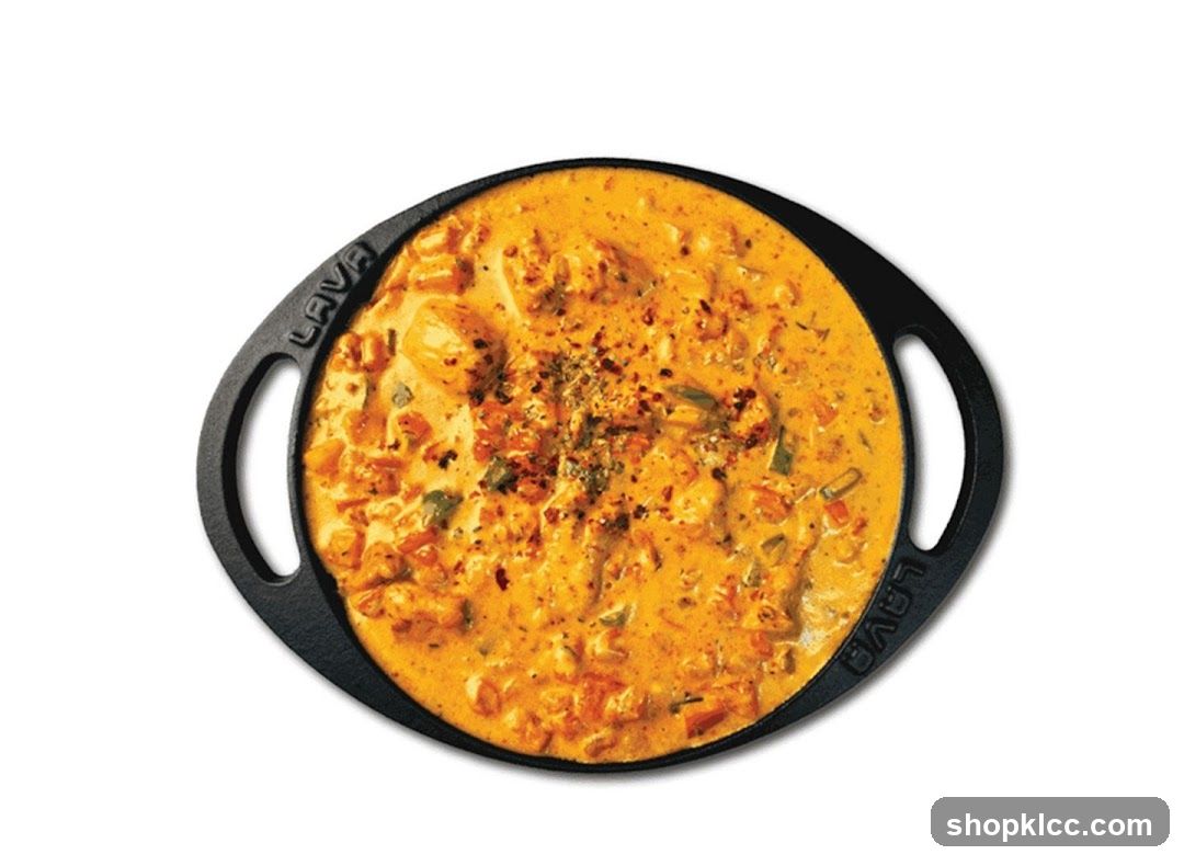 Creamy Stew in Cast Iron Pan