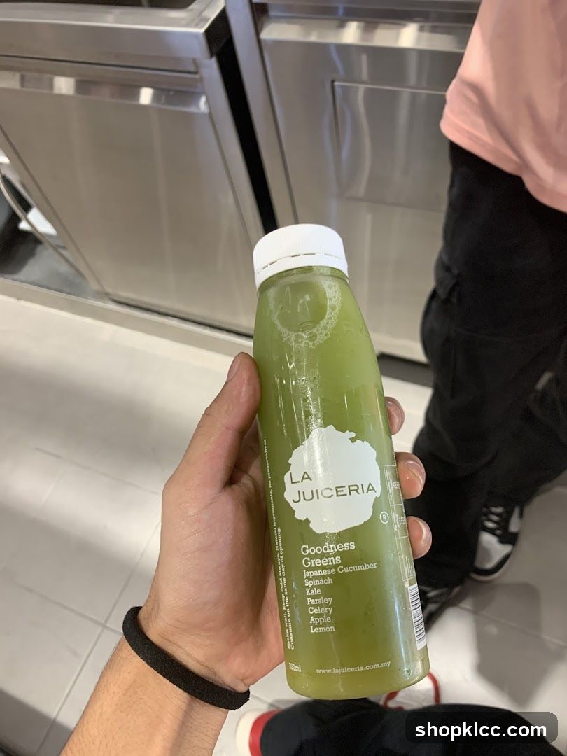 Bottle of Green Juice