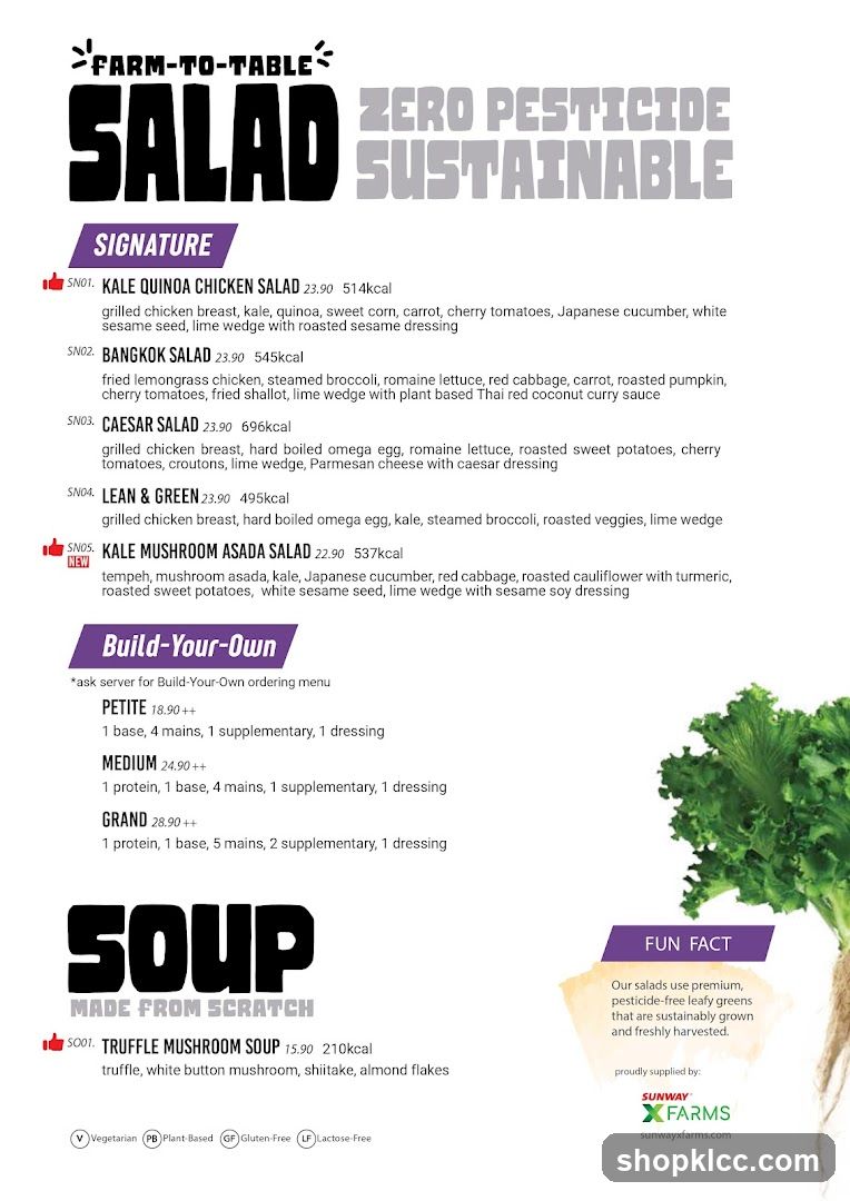 FARM-TO-TABLE SALAD ZERO PESTICIDE SUSTAINABLE