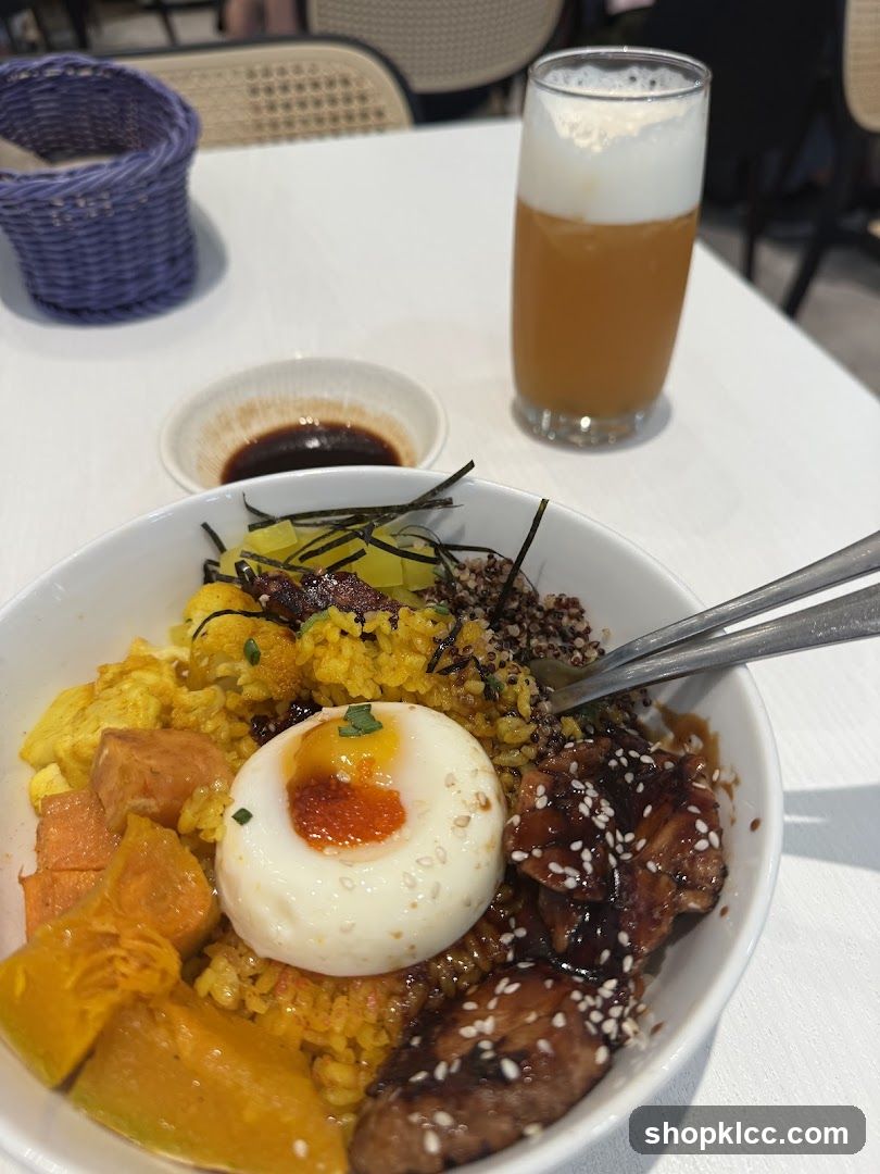 Rice Bowl with Egg and Chicken