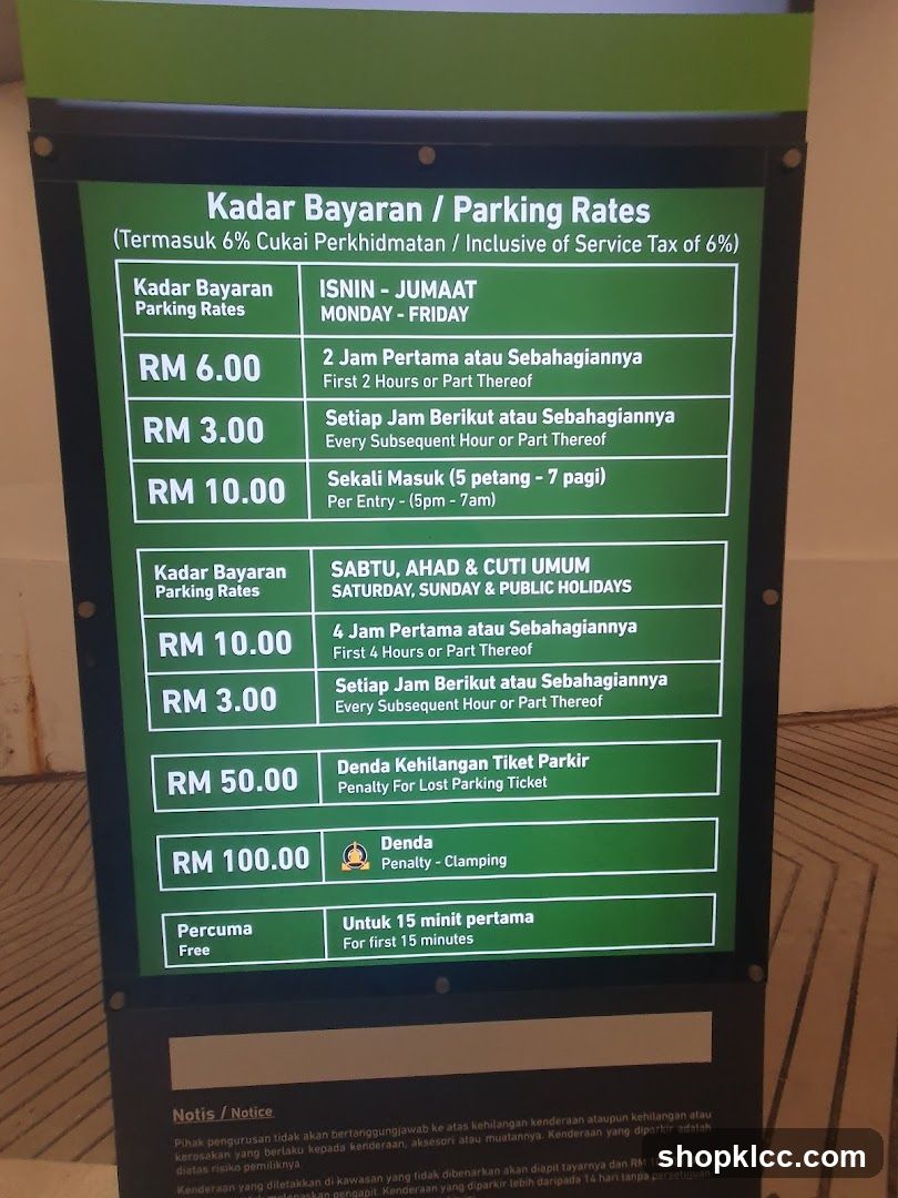 Fahrenheit parking