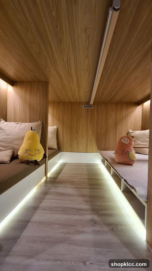 Cozy Bunk Beds with Plush Toys
