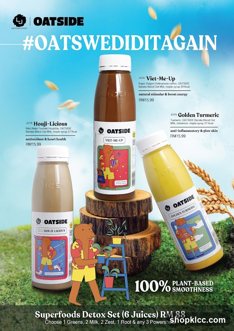 OATSIDE Juices Advertisement