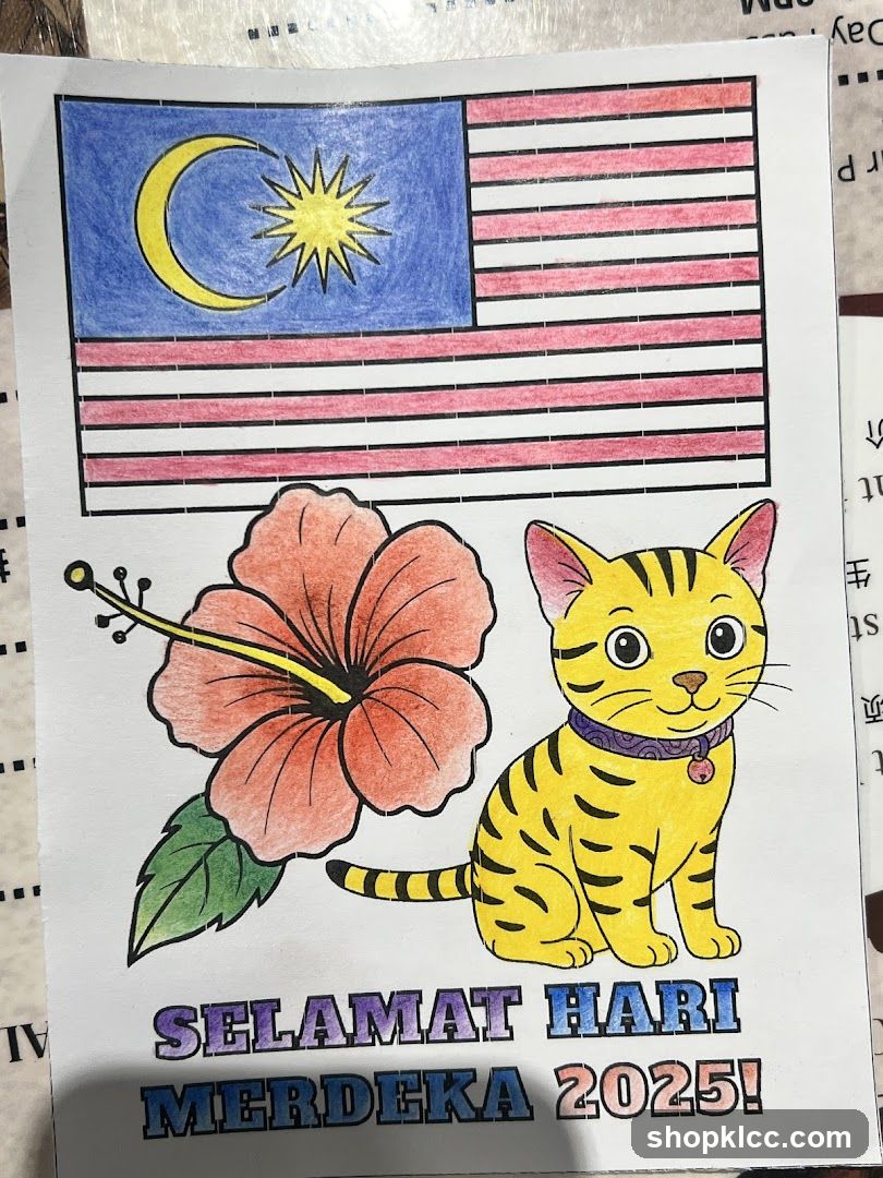Merdeka Coloring Page