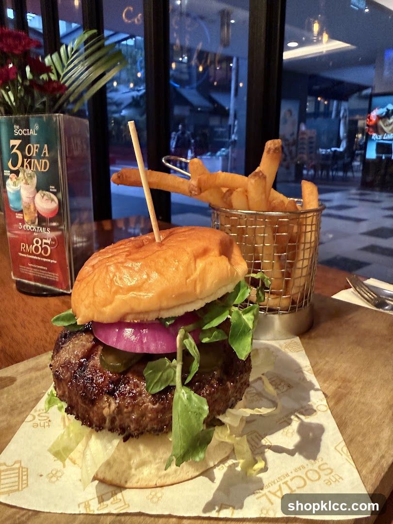 Burger and Fries