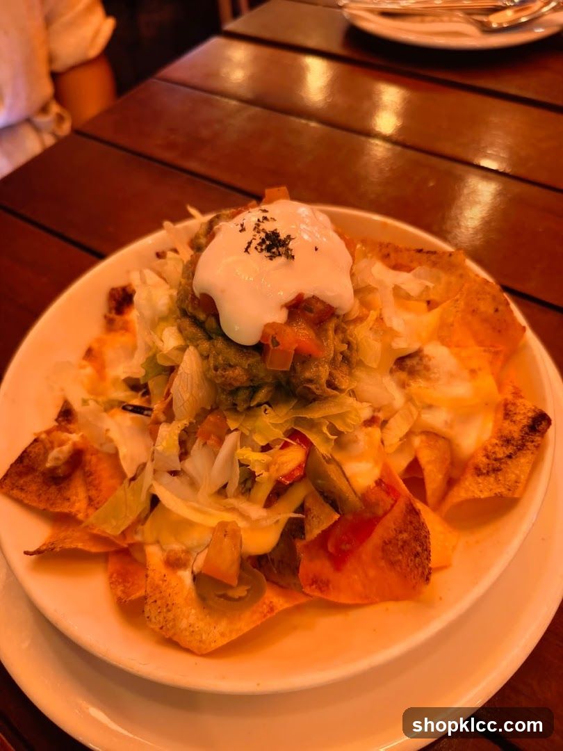 Nachos with toppings