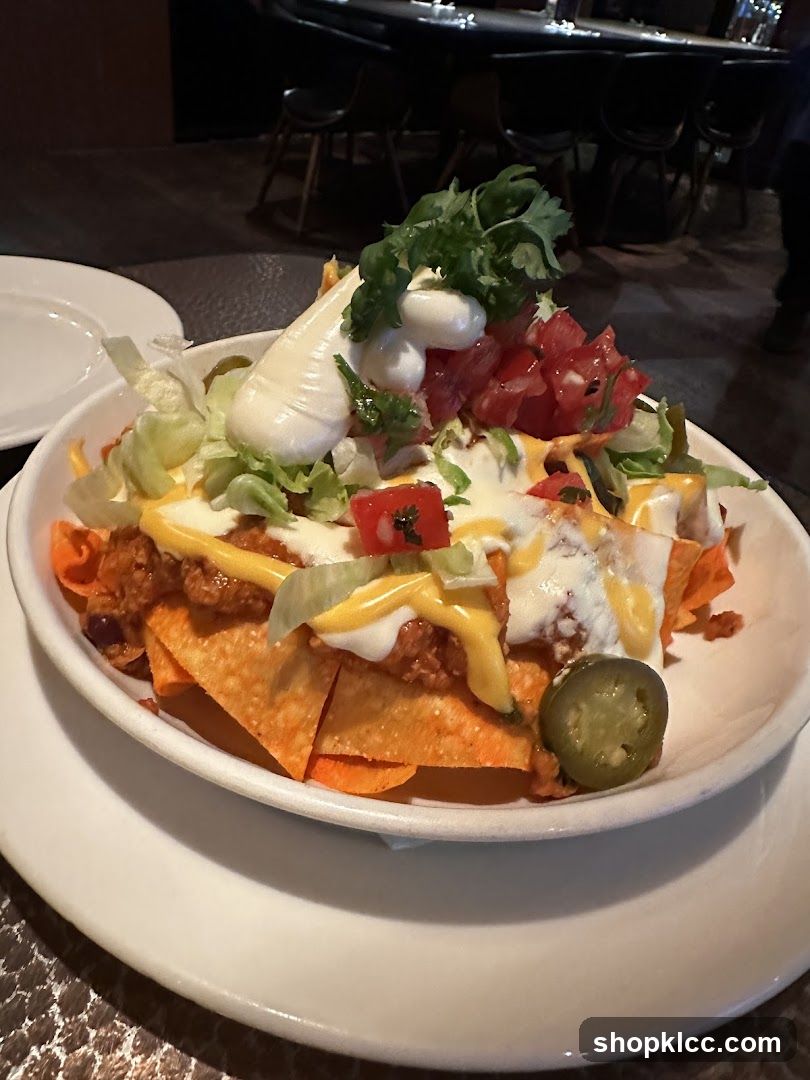 Nachos with toppings