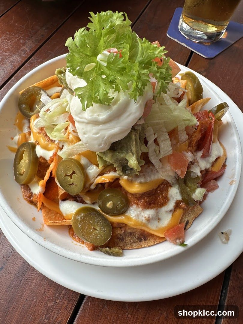 Nachos with toppings