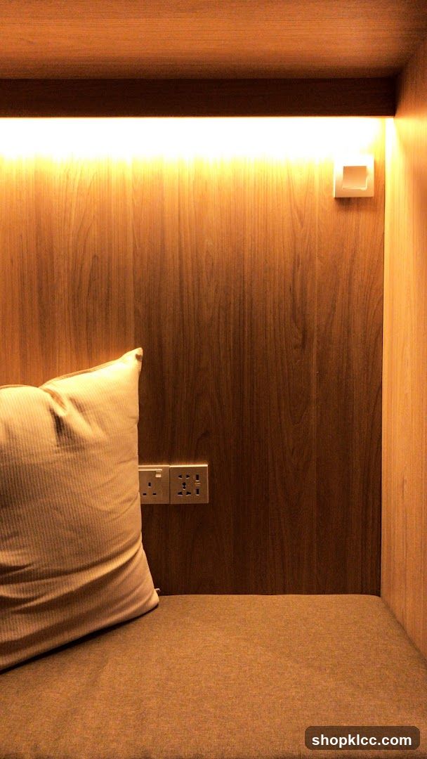 Cozy Nook with Pillow and Outlets
