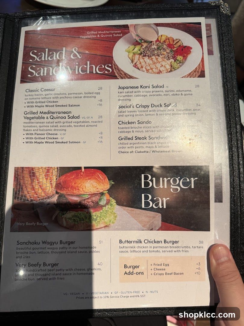 Salad & Sandwiches Burger Bar
