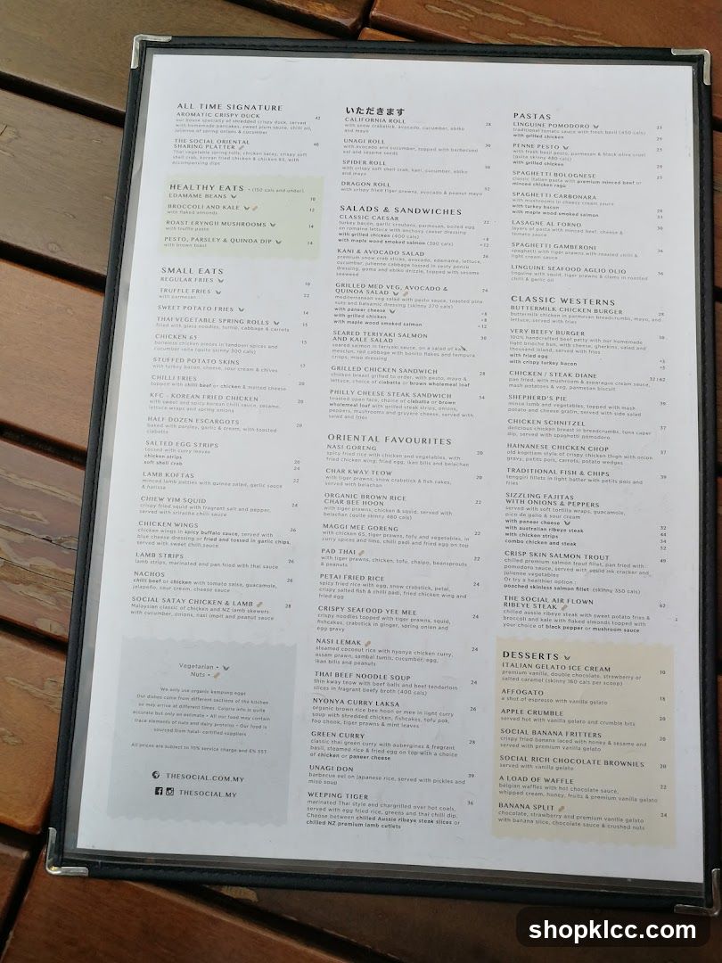 The Social Menu