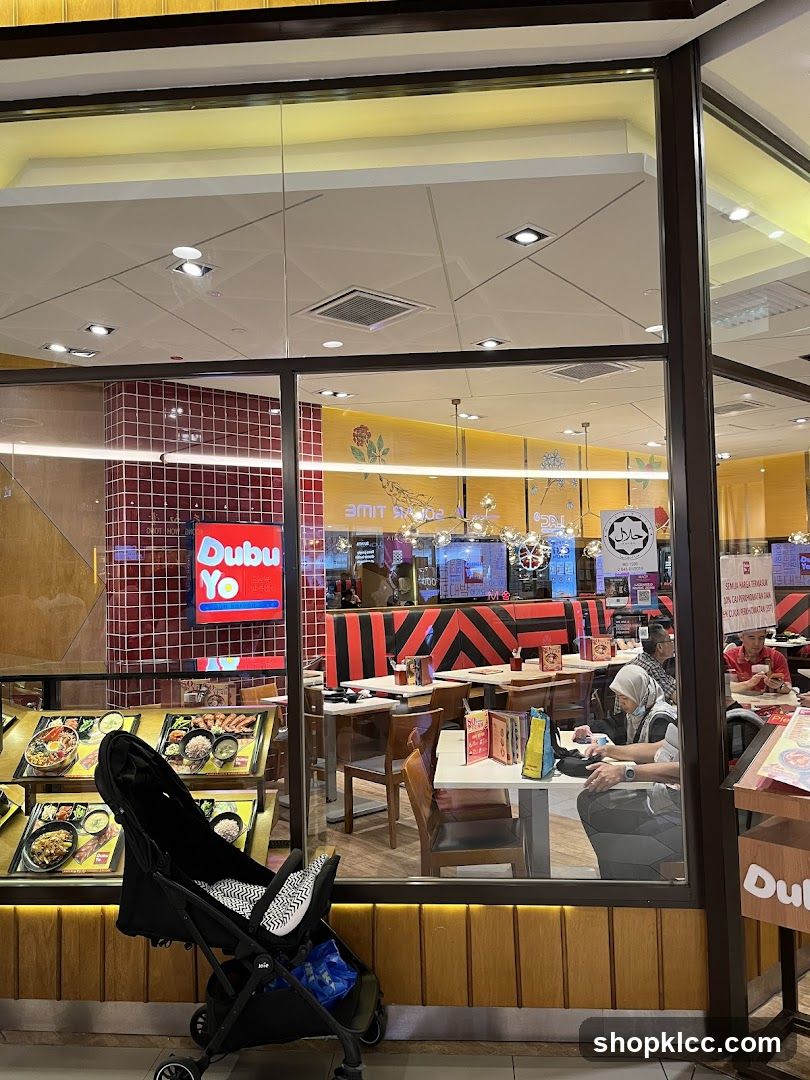 Restaurant Interior with Food Displays
