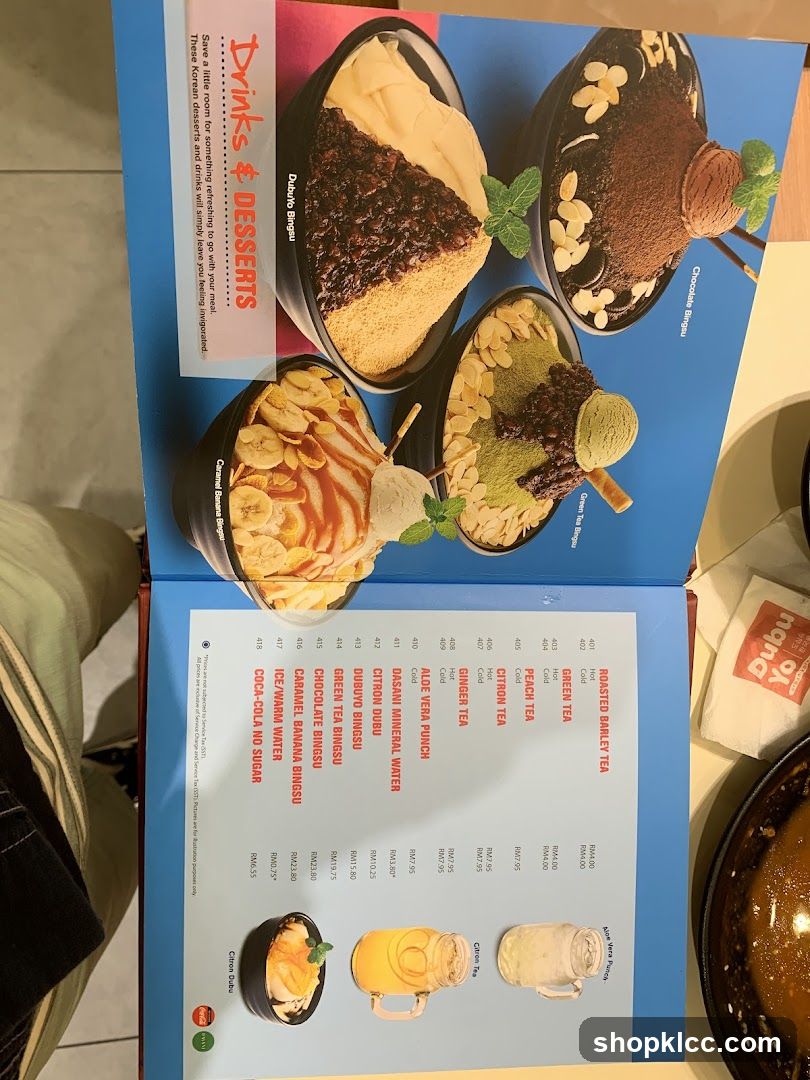 Drinks & DESSERTS