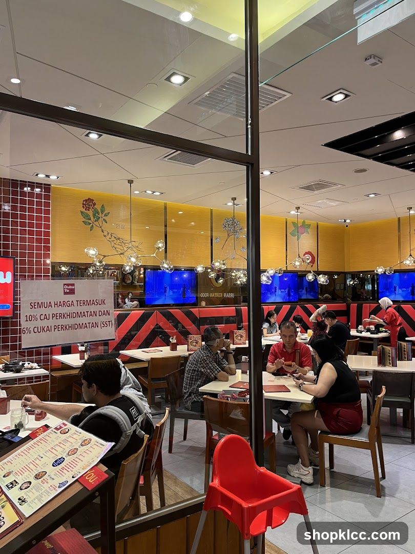 Restaurant Interior with Diners