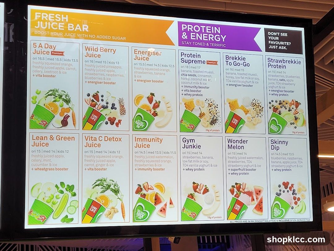 FRESH JUICE BAR