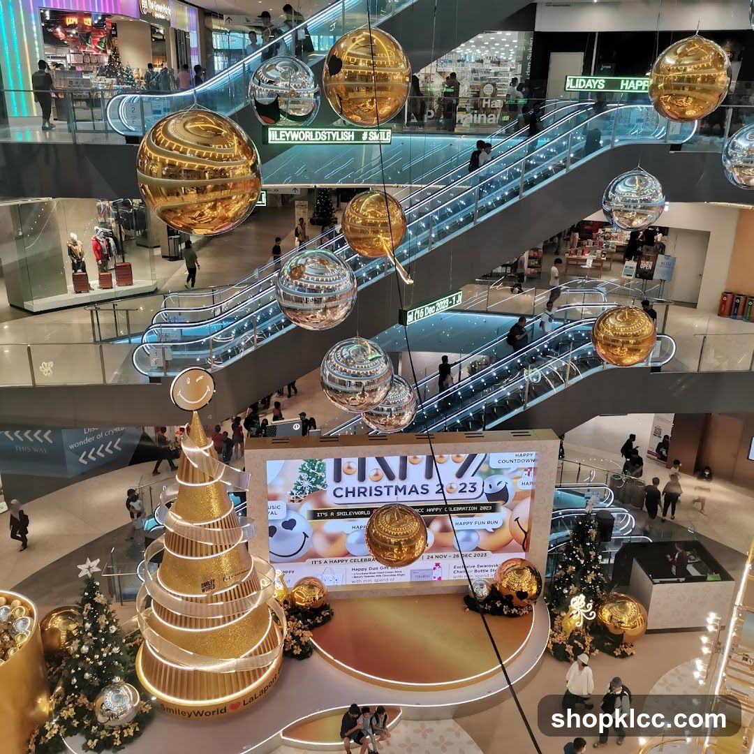 Christmas Decorations in a Mall