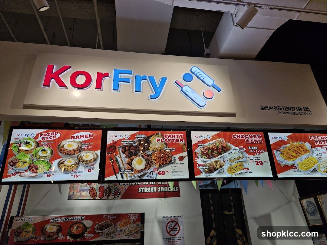 KorFry Menu Boards