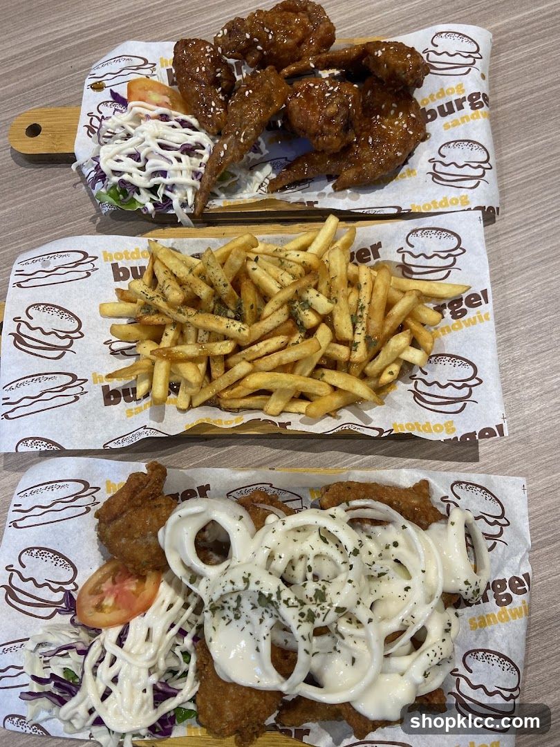 Fried Chicken and Fries