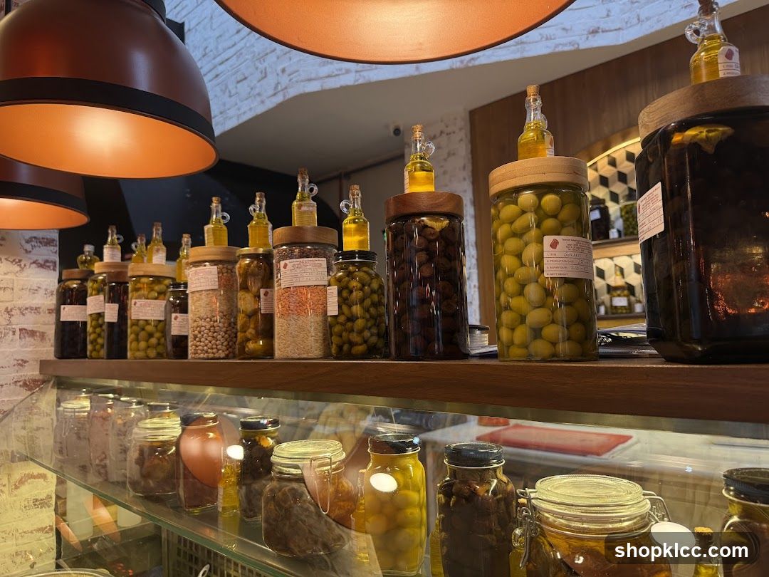 Jars of Olives and Legumes