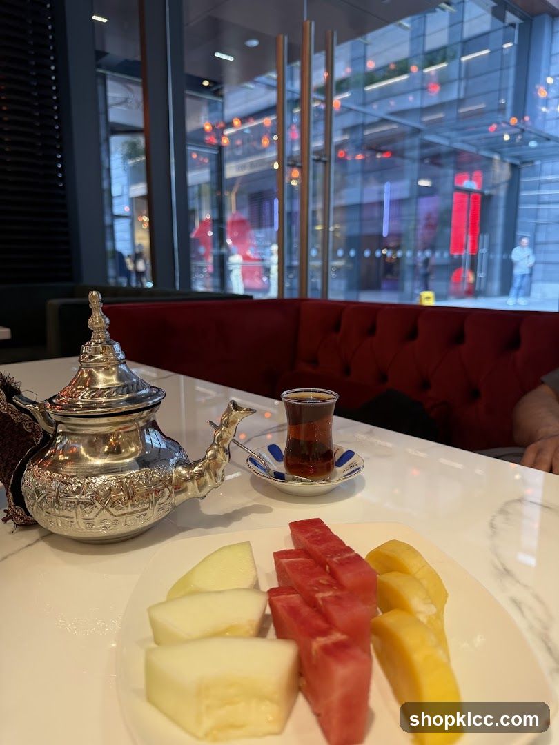 Tea and Fruit Platter