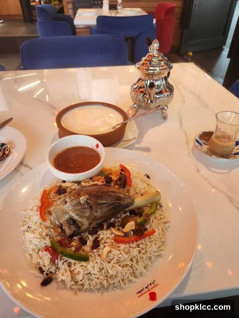Lamb Shank with Rice