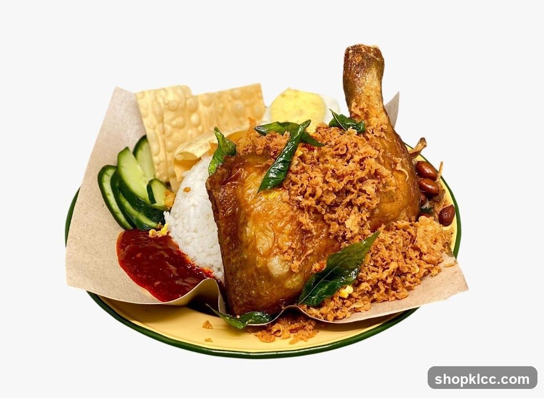 Fried Chicken Rice Plate