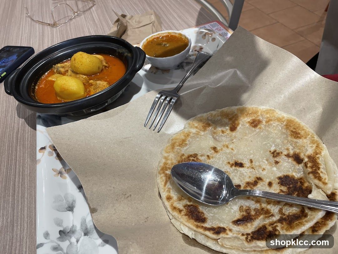 Roti Canai with Curry