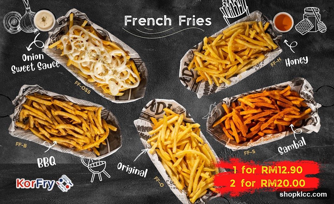 French Fries Menu