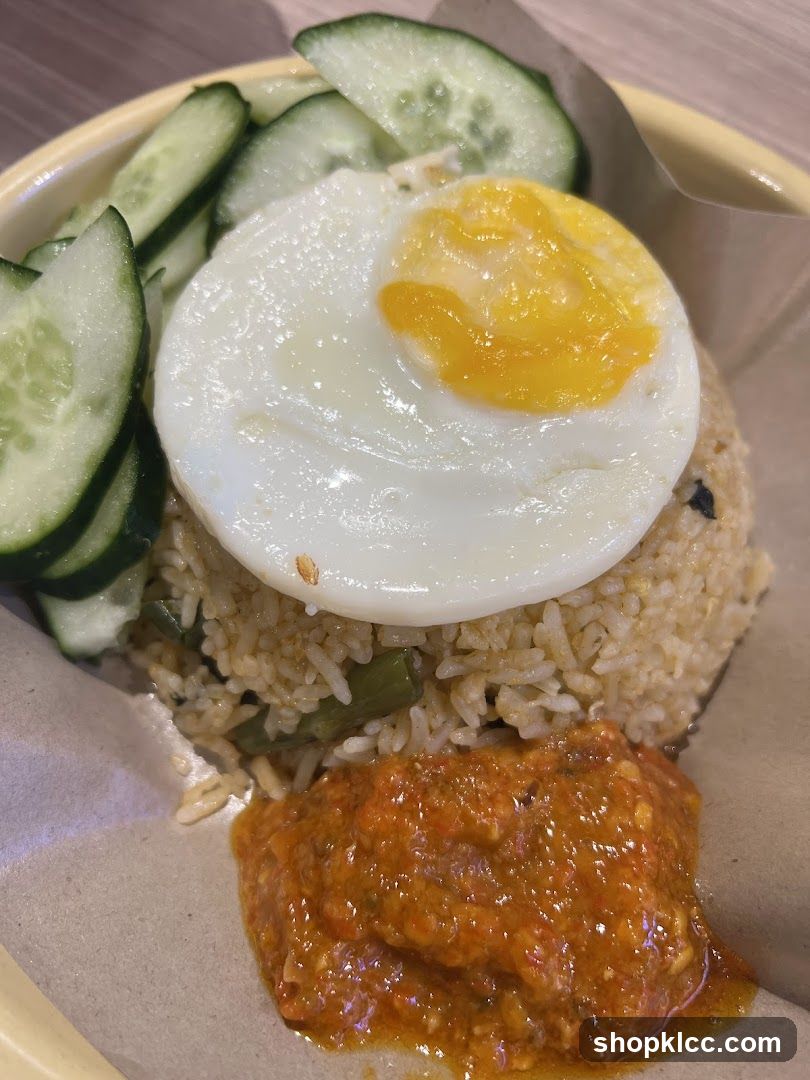 Fried Rice with Egg and Sambal