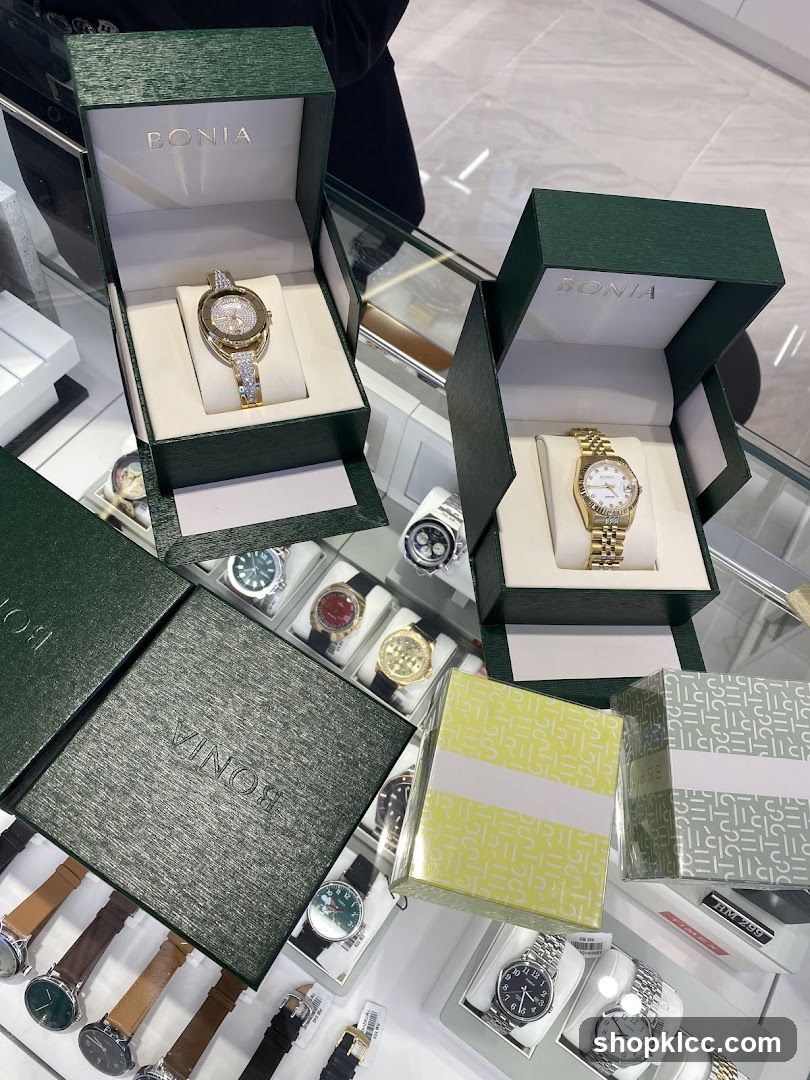 Bonia Watches Display